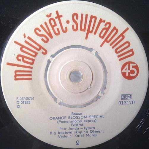 Big Beatová Skupina Olympic ‎– That's All You Gotta Do (SP) - foto 2