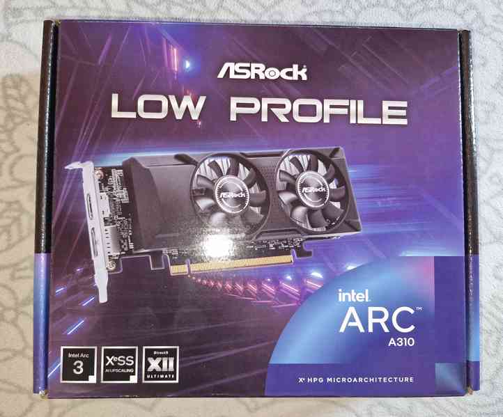 Intel Arc A310 low profile grafická karta 4GB - foto 7