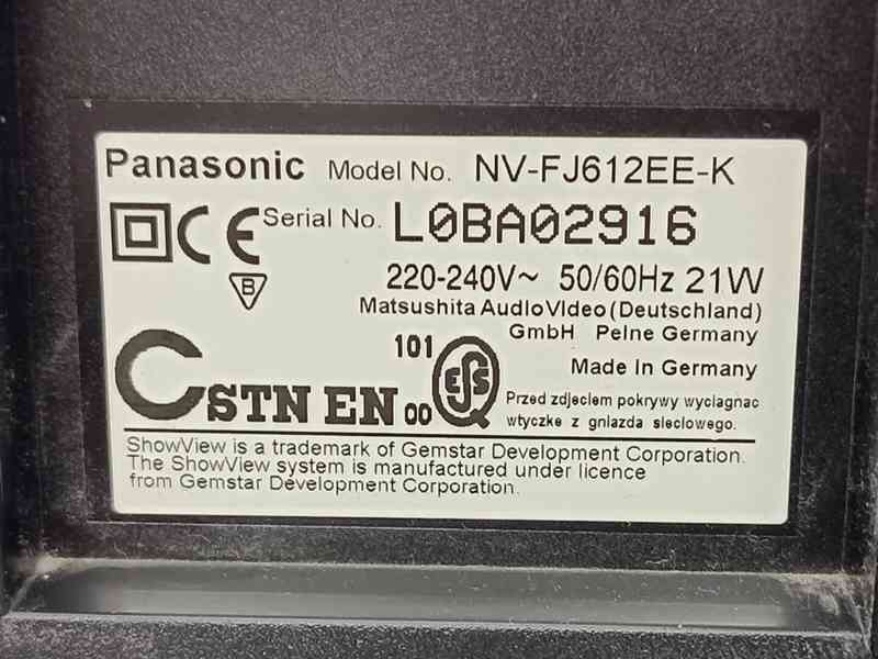 Video Panasonic NV-FJ612 + zdarma 10 kazet - foto 7