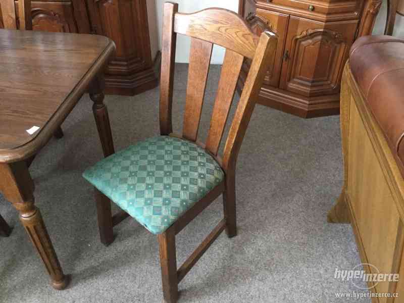 Rustikální stůl +4x židle - foto 2