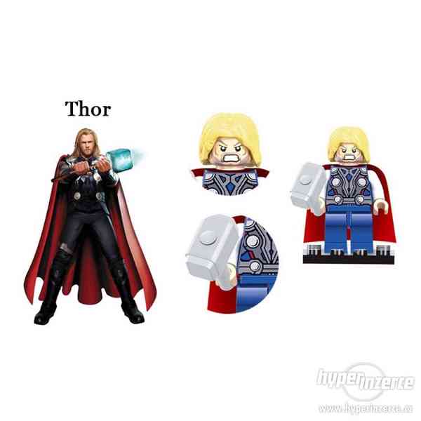 Superhrdinové - Figurky k Lego - foto 10