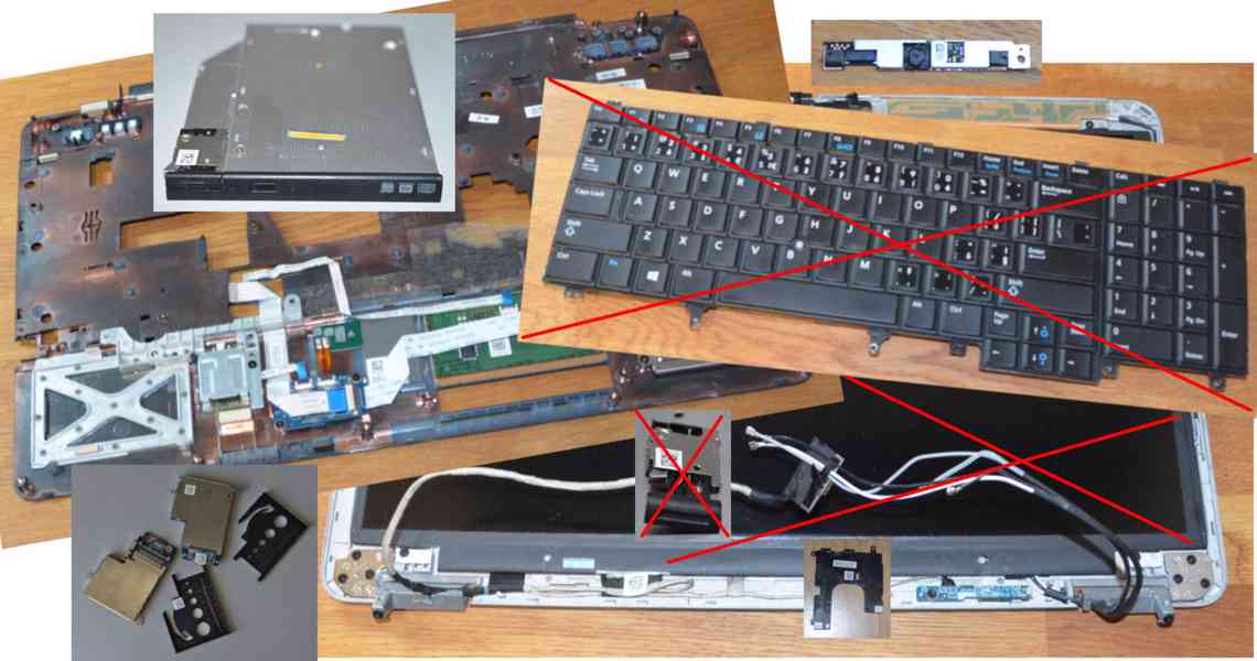 Komponenty pro notebooky DELL