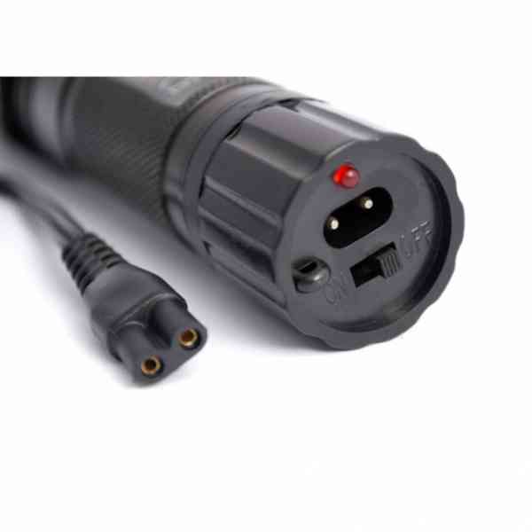 LED svítilna s paralyzérem Police - černá - foto 6