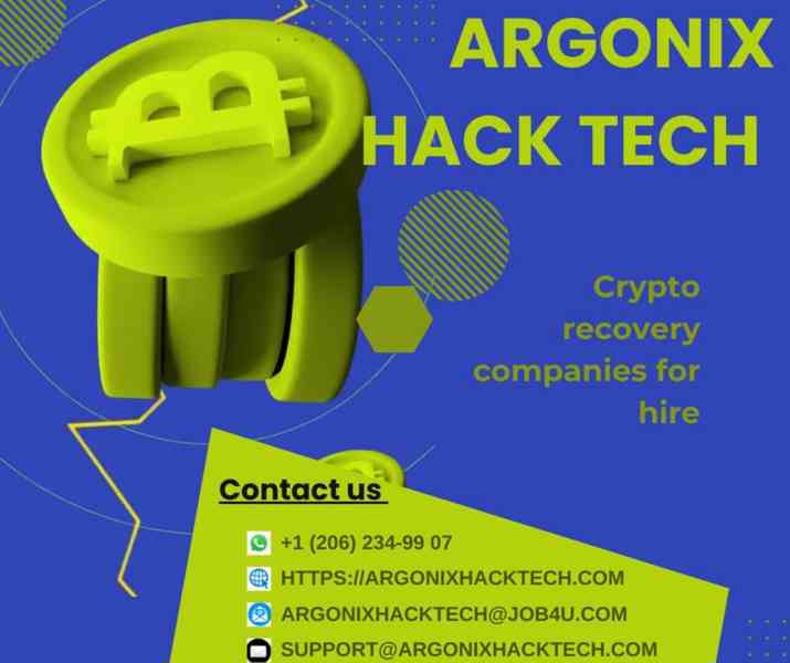 RELIABLE CRYPTOCURRENCY RECOVERY EXPERT / ARGONIX HACK TECH - foto 1