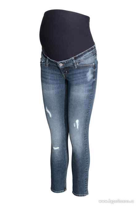 H&M těhotenské jeansy - foto 1