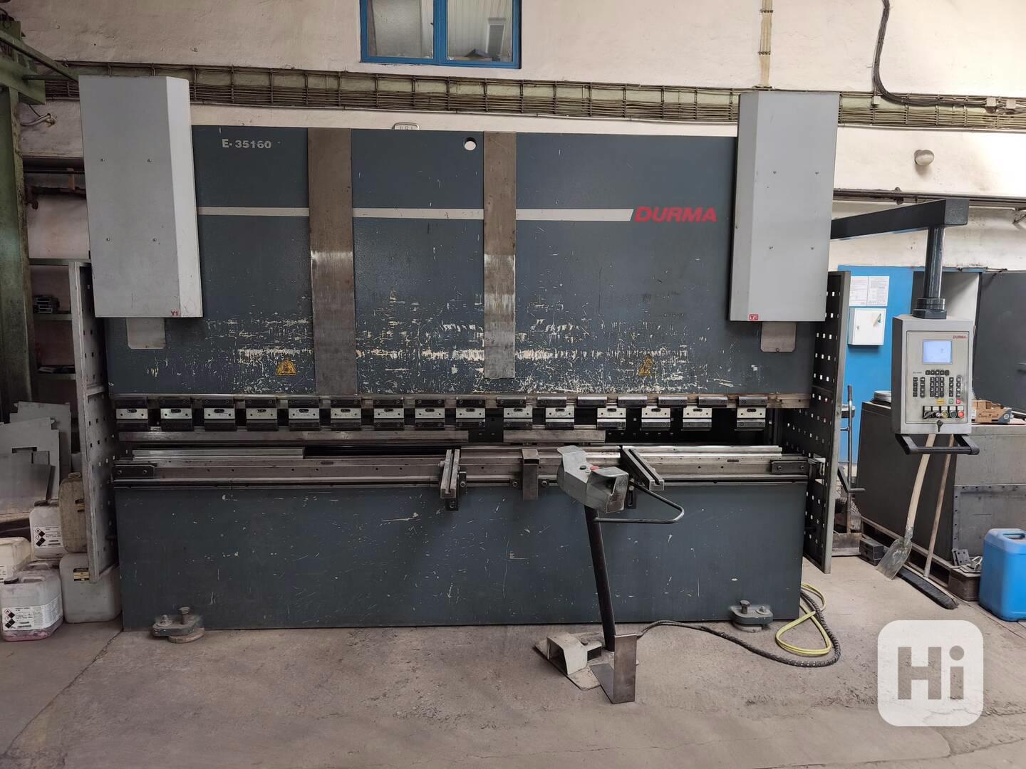 Použitý ohraňovací hydraulický lis DURMA E 35160, r. v. 2006 - foto 1