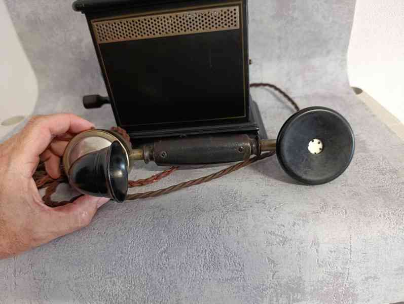 Starý orig.telefon do sbírky, k dekoraci - foto 7