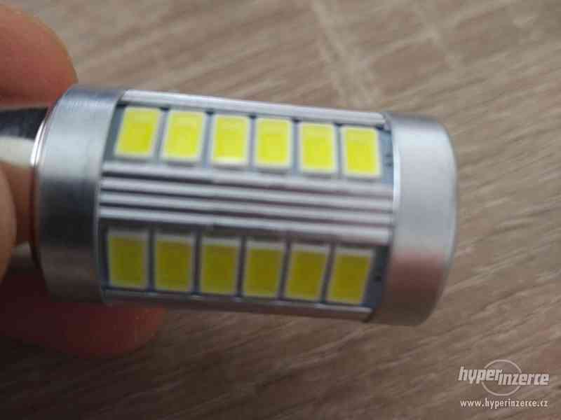 led zarovka zarovky denni sviceni P21W BA15S 6500k - foto 7