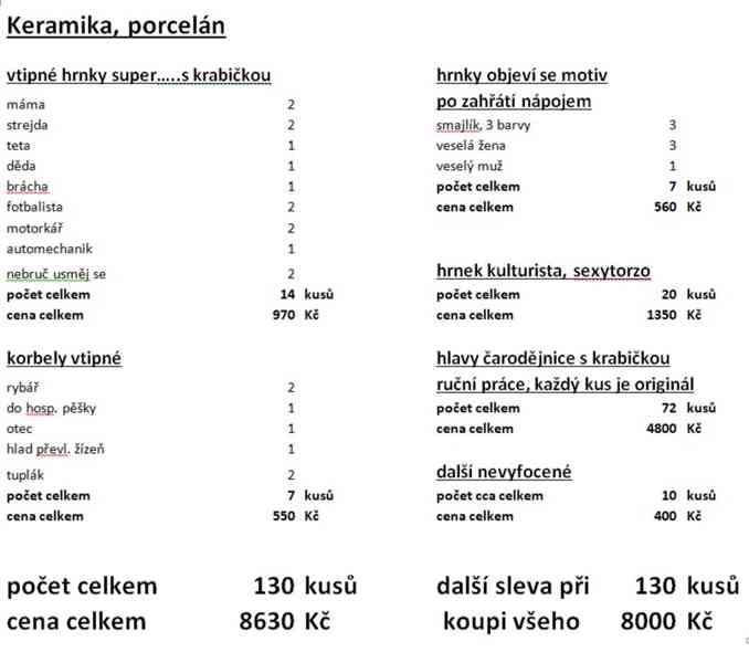 Vtipná a zajímavá keramika a další - foto 10