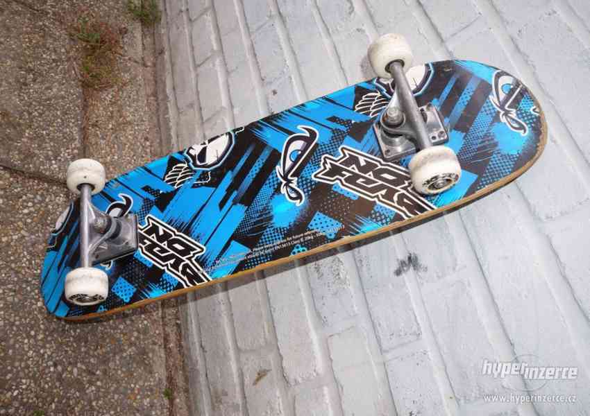 Skateboard 28“ (70,5cm) NoFear, dobrý stav.
