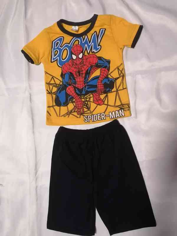 Dětský letní komplet, Spiderman, žlutá barva, vel. 2 roky  - foto 1