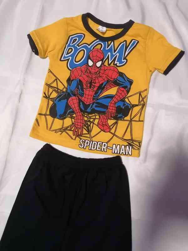 Dětský letní komplet, Spiderman, žlutá barva, vel. 2 roky  - foto 2