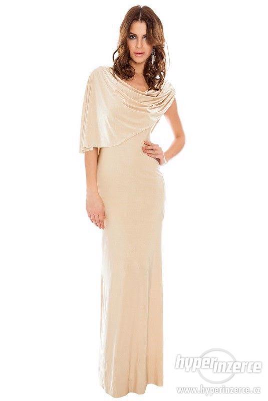 Nové elegantné grécke maxi šaty - foto 2