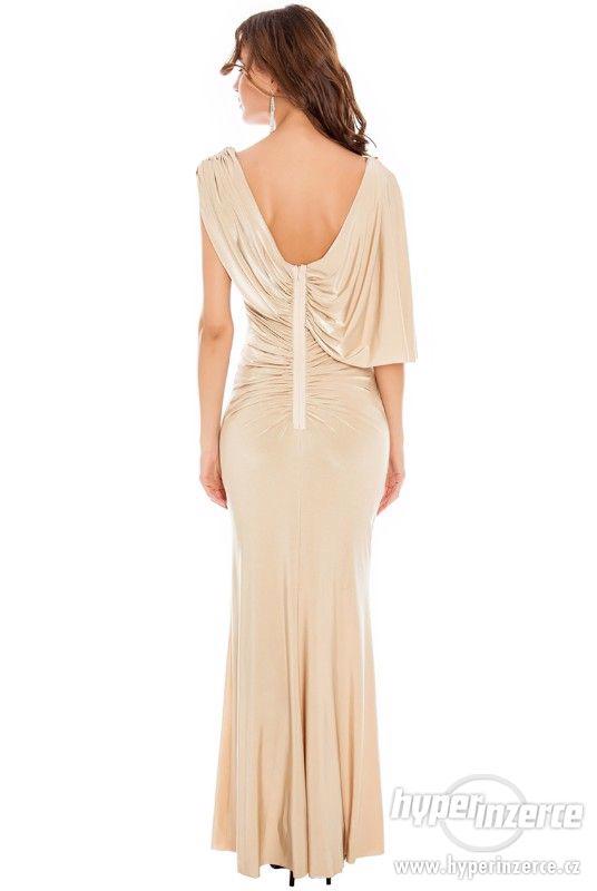 Nové elegantné grécke maxi šaty - foto 3