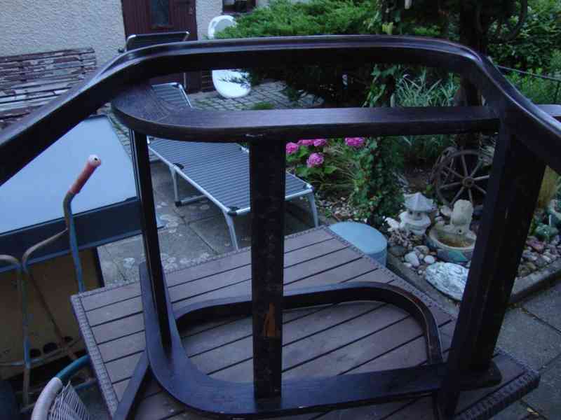 2x starožitné retro křeslo Koželka Kropáček z 50. let pěkná - foto 13