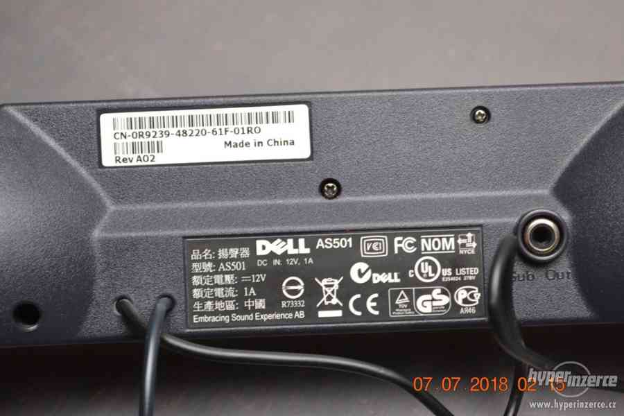 Dell AS 501 Computer Speaker - LCD lišta s reproduktory 2x5 - foto 4