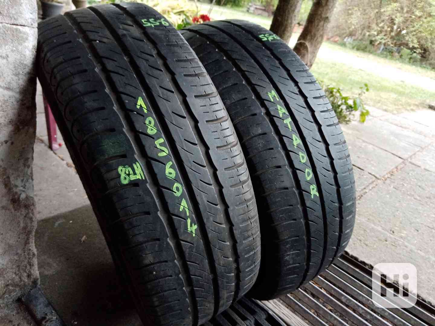 Letní pneu 2kusy 185/60/14 vzorek 80% MATADOR - dobírka - foto 1