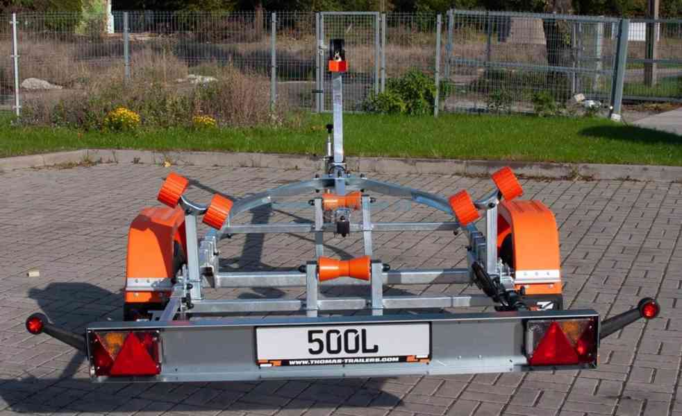 TANATECH - Přívěs Thomas BT-500L 500kg pro loď do 4,3m - foto 6