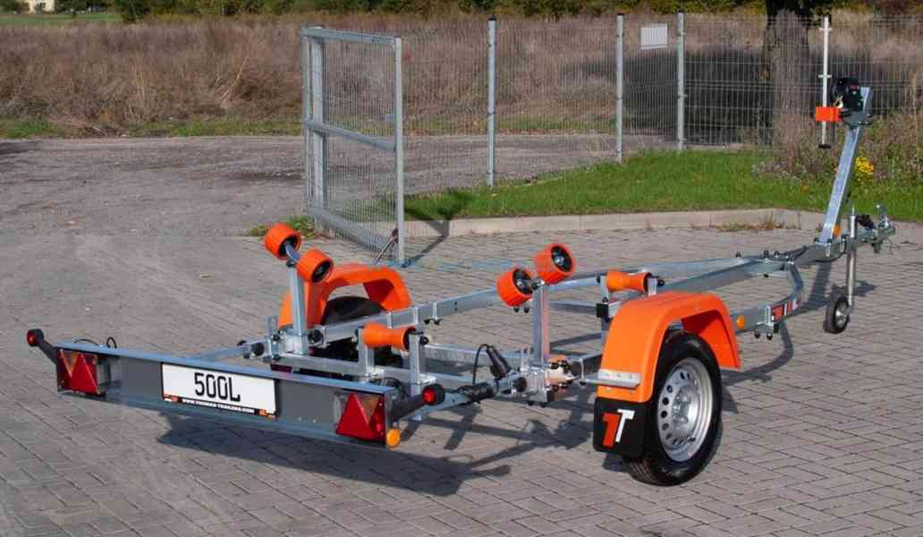 TANATECH - Přívěs Thomas BT-500L 500kg pro loď do 4,3m - foto 3