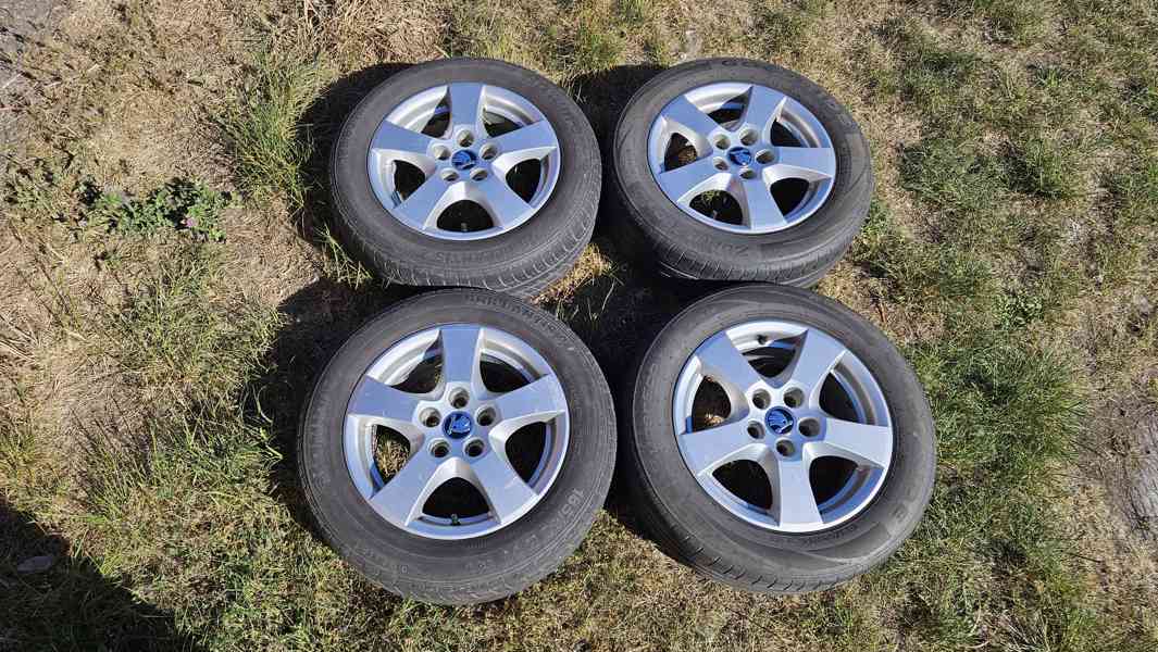 Originální ALU kola, disky Škoda Sprint 185/60R14 - foto 2