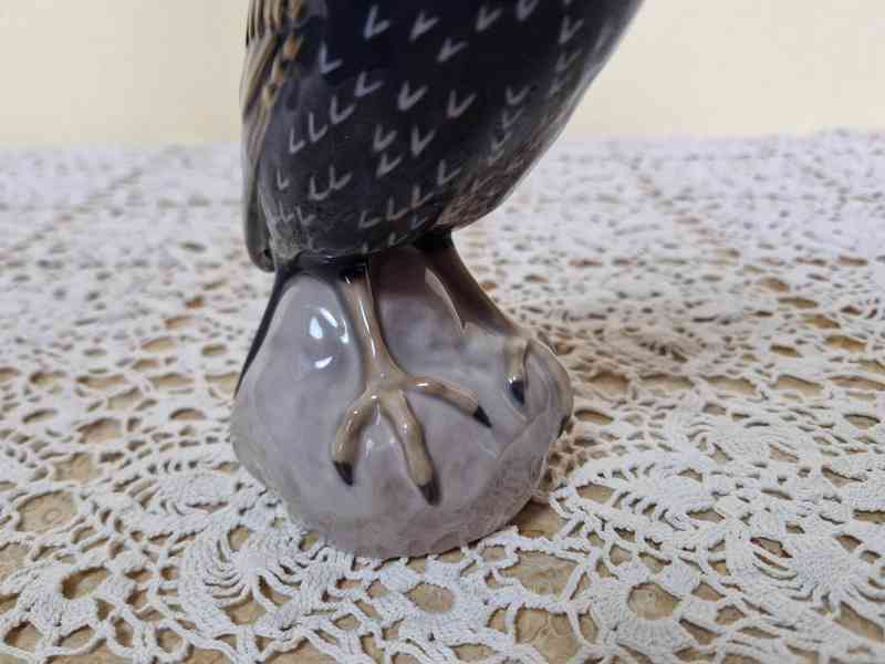 Porcelánová soška Špaček Pták Kodaň Copenhagen - foto 3