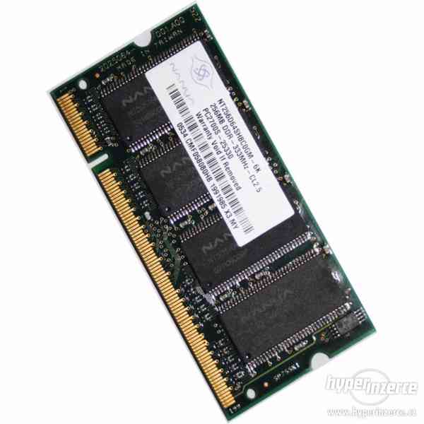 Prodám Ram Paměti 256MB DDR-1 do notebooku - foto 1