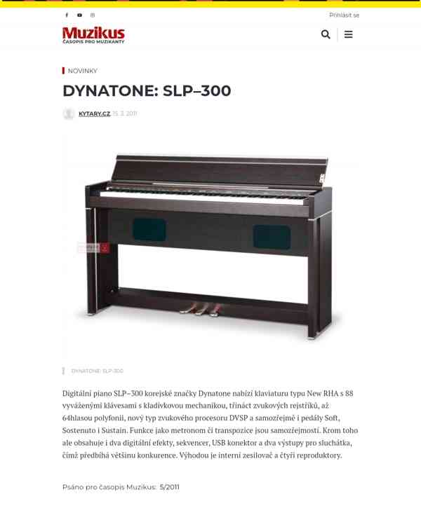 Digitální piano DYNATONE  SPL-300  - foto 3