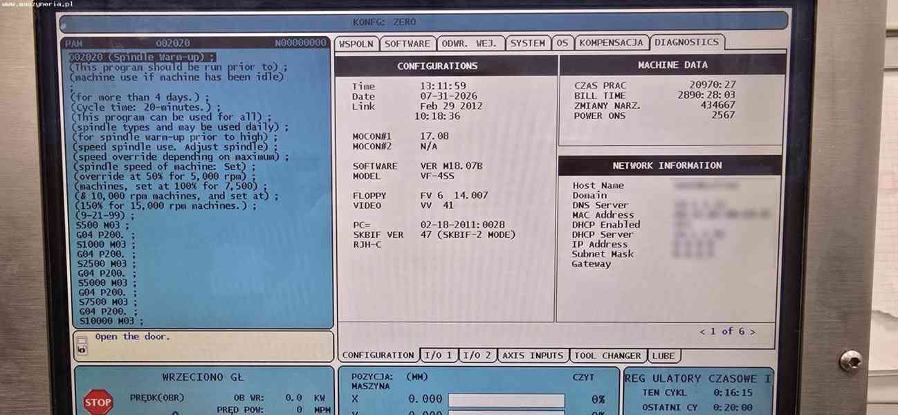 CNC vertikální obráběcí centrum HAAS VF-4SS - foto 3