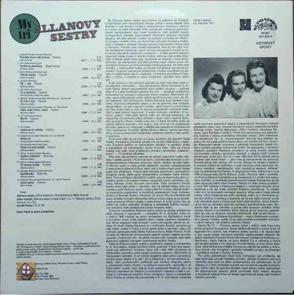 Allanovy Sestry ‎– My Tři   (LP) - foto 2