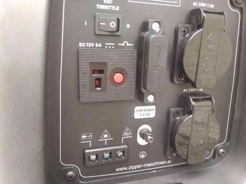 Elektrocentrála (generátor) Zipper ZISTE2000IV - foto 2