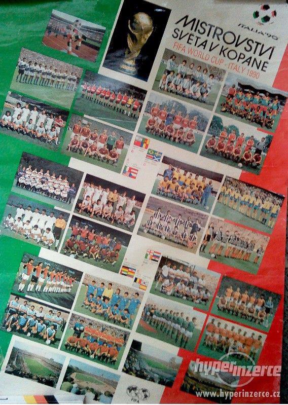plakát Itálie 1990 - fotbal - foto 1