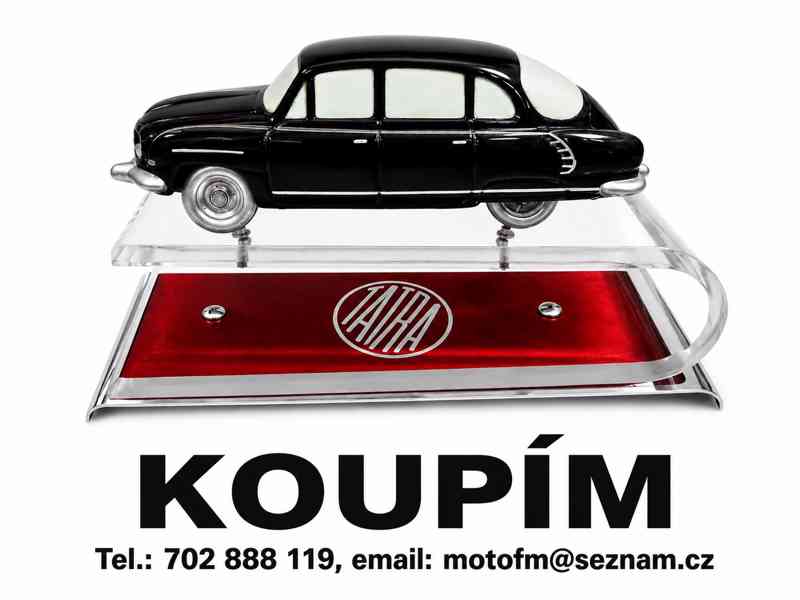Koupím starý reklamní model odlitek Tatra 603, 613, Tatrapl. - foto 12