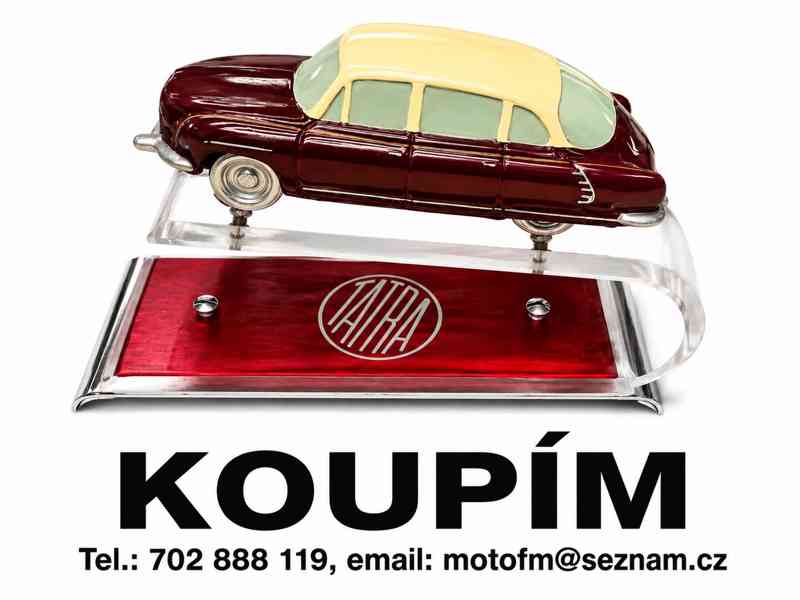 Koupím starý reklamní model odlitek Tatra 603, 613, Tatrapl. - foto 2