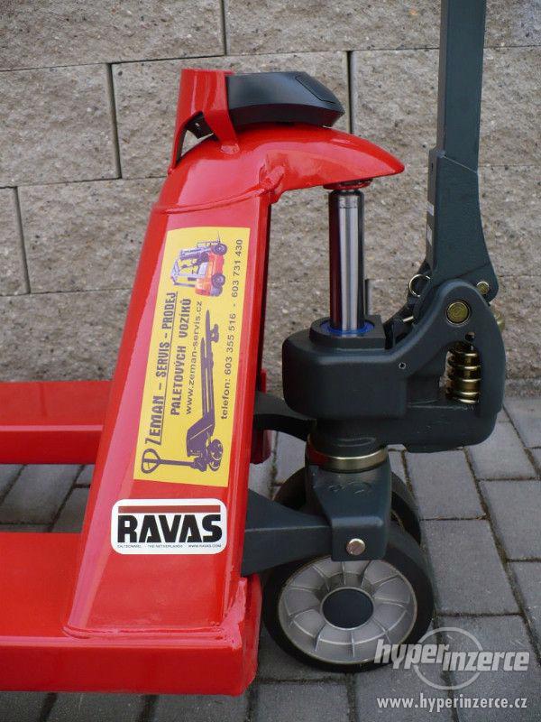 Profi paletový vozík s váhou Ravas1. Doprava zdarma. - foto 4