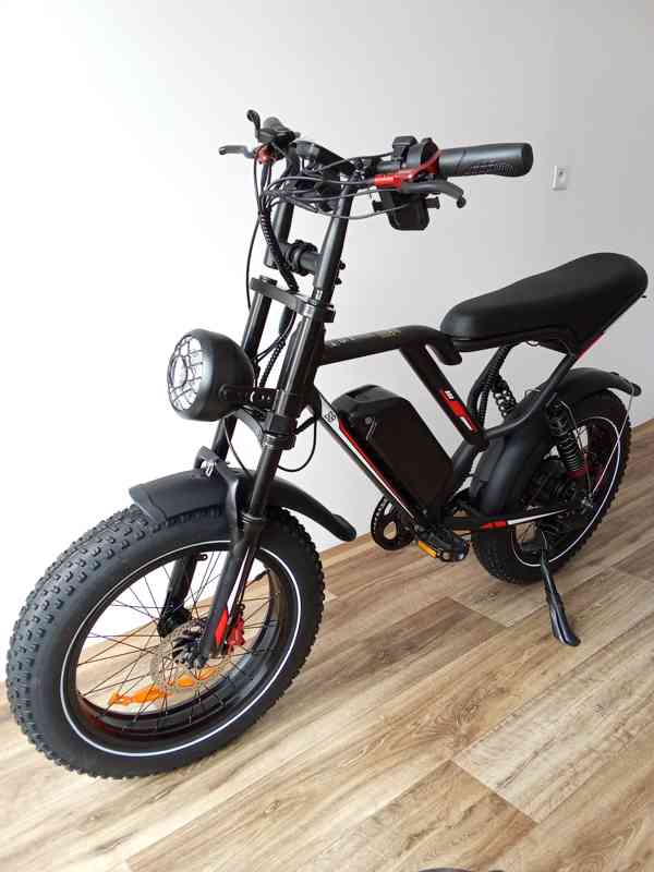 CELOODPRUŽENÉ FATBIKE ELEKTROKOLO S8, 1000 W, 840 WH, ZÁRUKA - foto 4