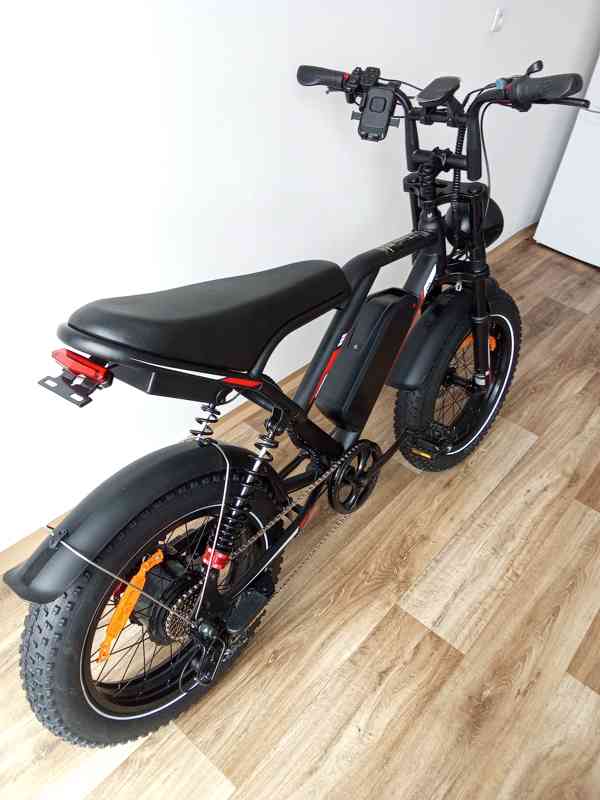 CELOODPRUŽENÉ FATBIKE ELEKTROKOLO S8, 1000 W, 840 WH, ZÁRUKA - foto 7