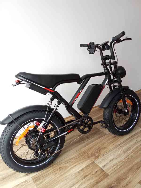 CELOODPRUŽENÉ FATBIKE ELEKTROKOLO S8, 1000 W, 840 WH, ZÁRUKA - foto 2