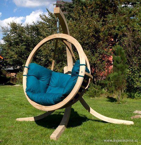 Závěsné křeslo Petra + Polštář + Houpací síť Relax + Dárkový - foto 3