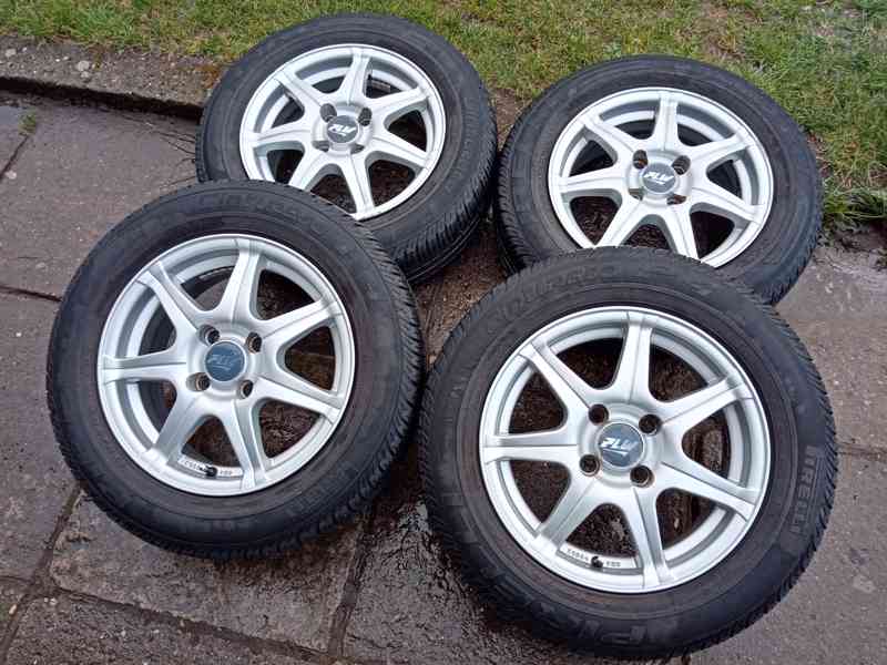 Obutá Alu kola 14ky 4x100 RENAULT DACIA NISSAN - dobírka - foto 5