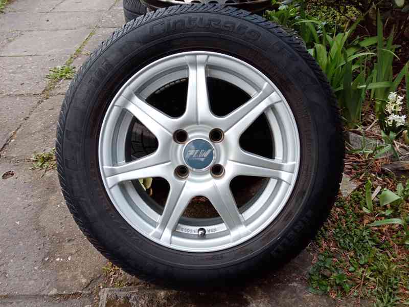 Obutá Alu kola 14ky 4x100 RENAULT DACIA NISSAN - dobírka - foto 2