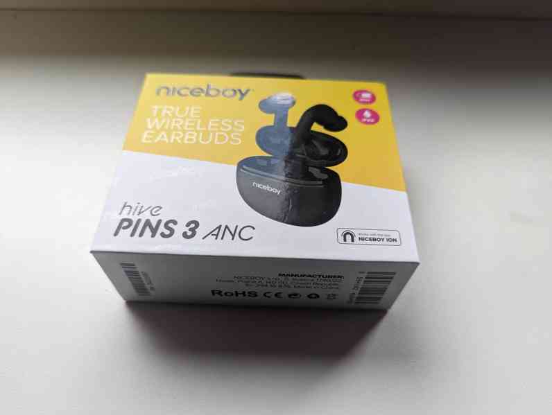 Niceboy HIVE Pins 3 ANC černé - foto 1