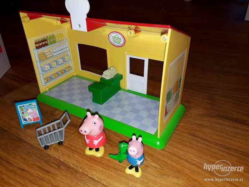 Peppa Pig prasátko Pepina hřiště,domečky,třída - foto 8