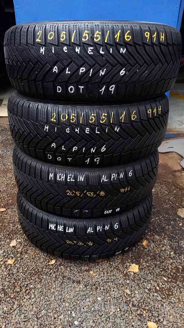 Zimní pneu 205/55 R16 4x MICHELIN Alpin 6 - foto 2