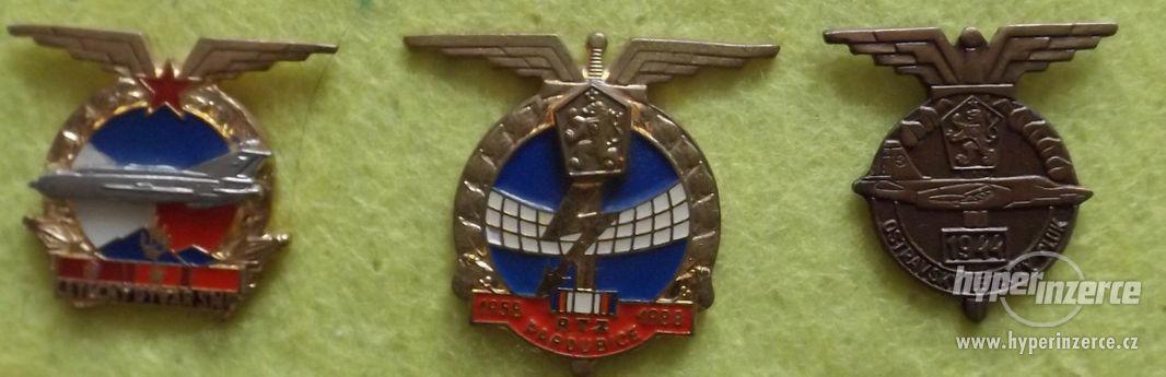 vojenské odznaky - letci, letecké útvary, letky - foto 1