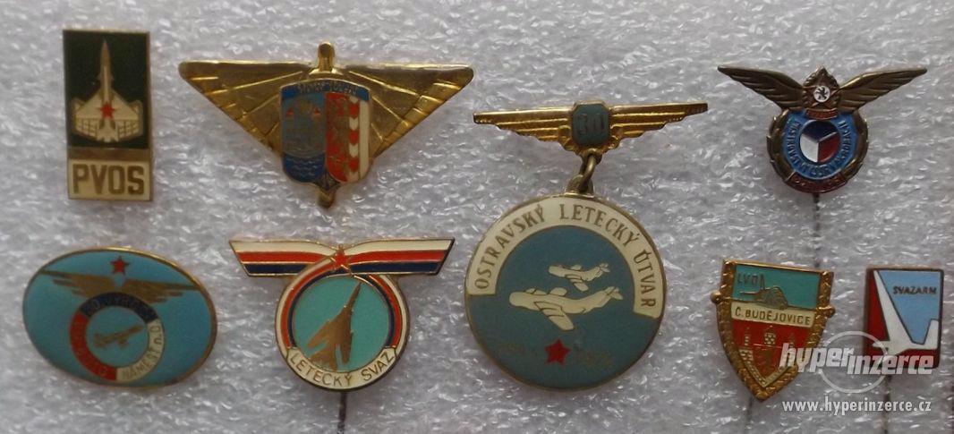 vojenské odznaky - letci, letecké útvary, letky - foto 3