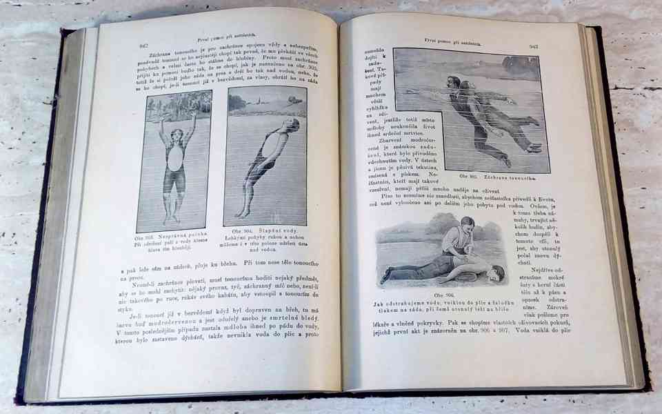 Starožitné lékařské knihy Domácí lékařka, 1923 - foto 6