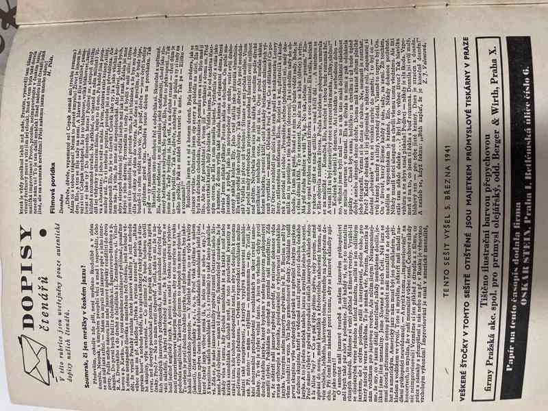 Kinorevue číslo 29 ročník VII z roku 1941 - foto 2