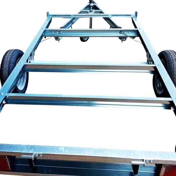 Nový praktický sklopný přívěsný vozík , 2,53m x1,30,DPH - foto 15