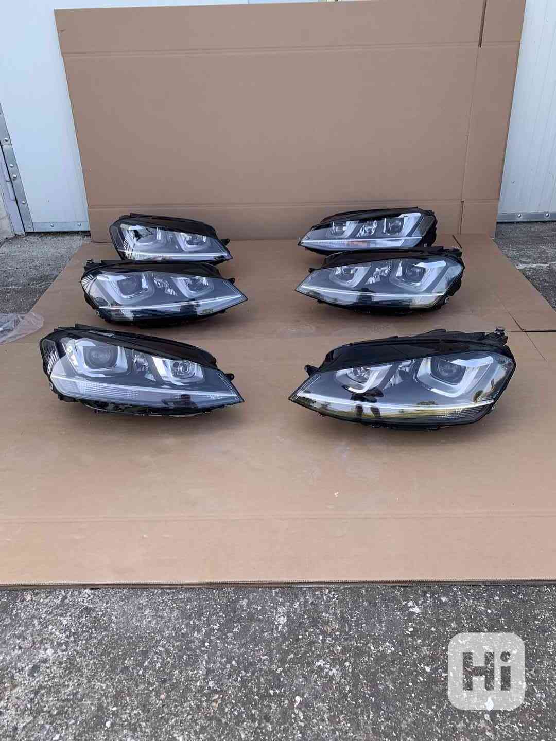 xenon vw golf 7 VII pravy levy BezLED, LED - foto 1