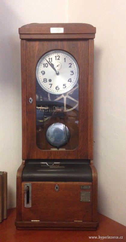 Koupím staré píchačky - píchací hodiny, docházkové hodiny - foto 1